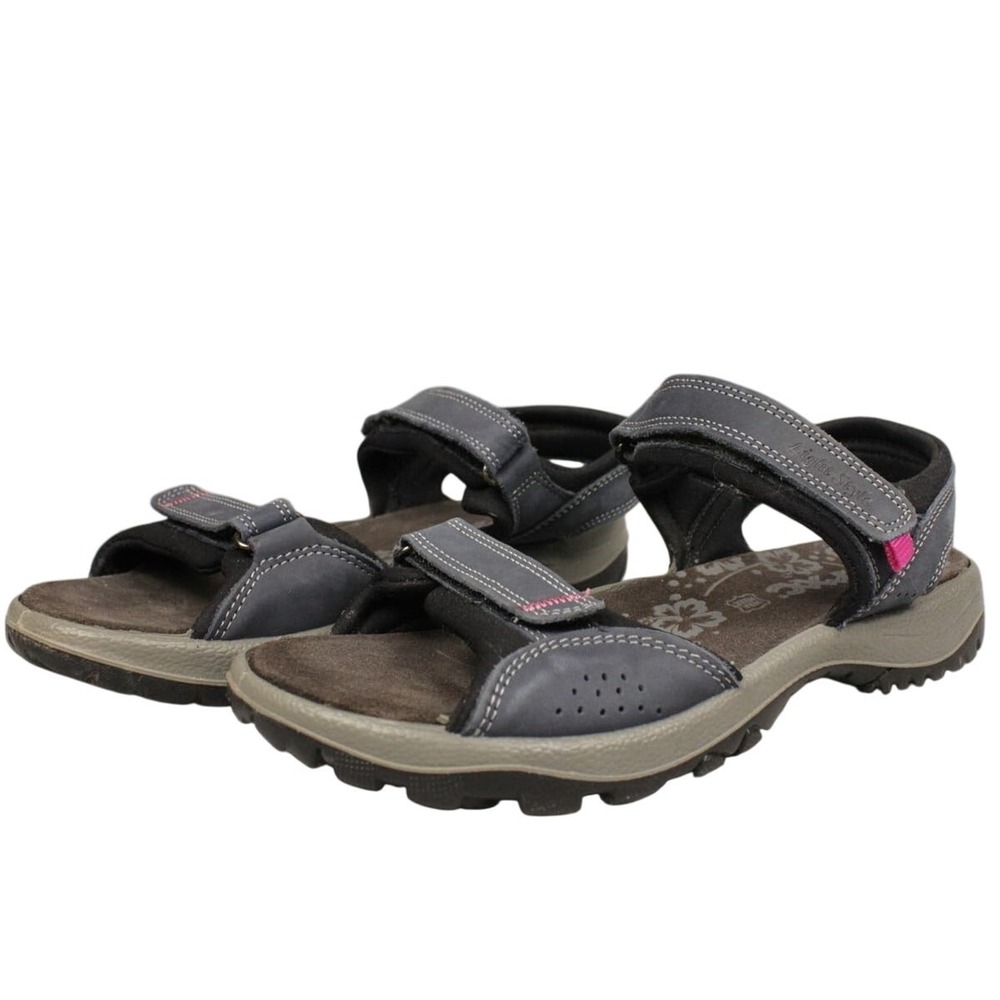 IMAC Vera Pelle Navy Comfort Walking Sandals Womens EU 39 US 8.5 Gorpcore